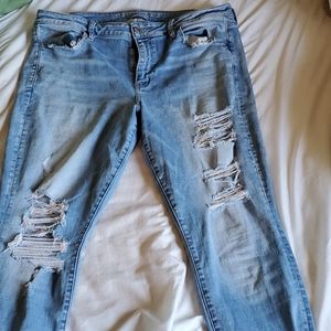 American Eagle Distressed Jeggings